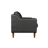 SOFA LEATHER SECTIONAL CHARCOAL CAO CẤP MADE IN ITALIA